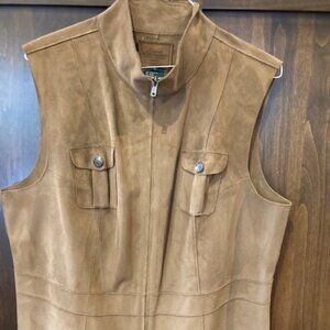 Ralph Lauren Faux Suede Vest